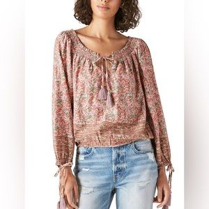 Lucky brand floral shirt